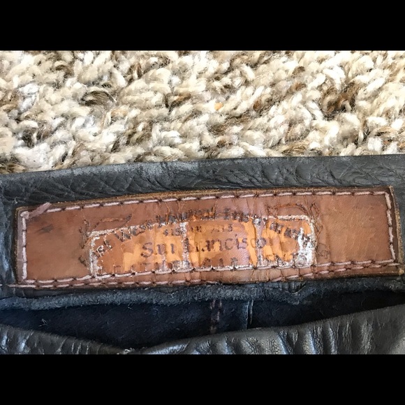 Rare East West Musical Instruments Leather Pants - Picture 3 of 12